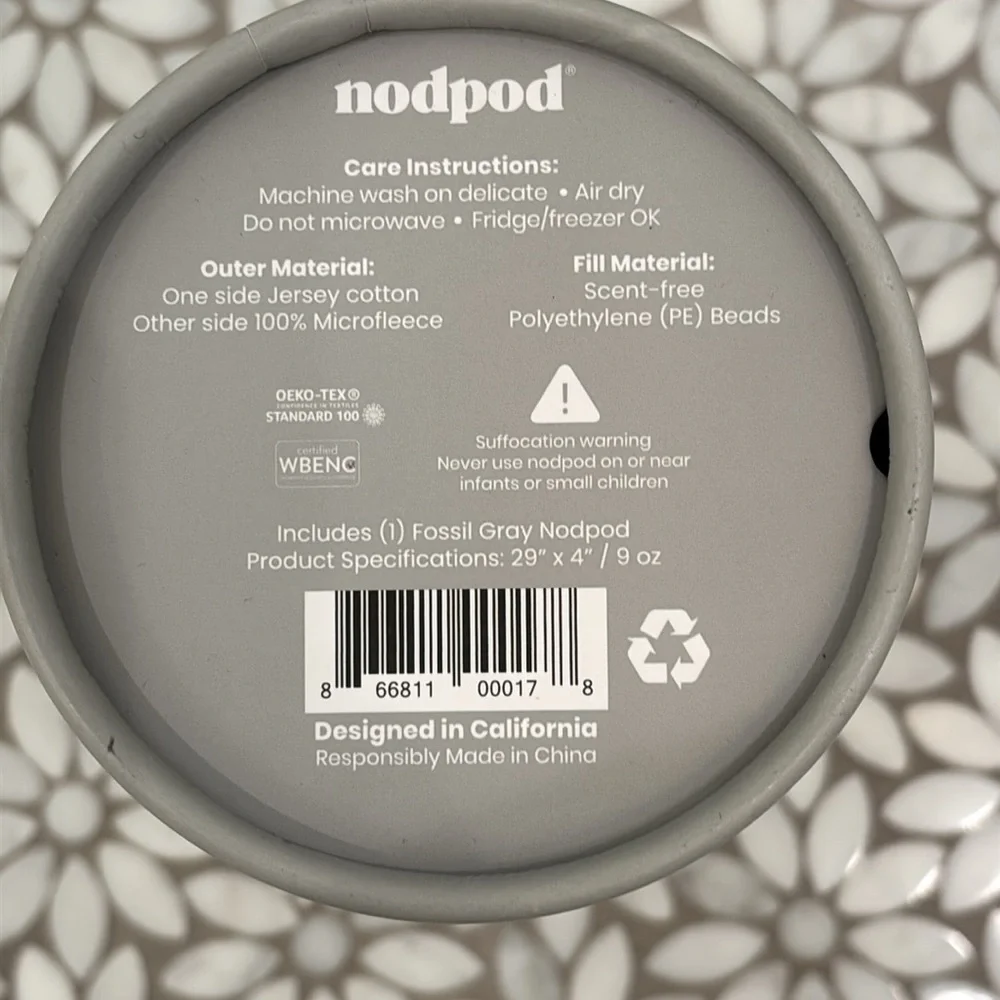 Nodpod Weighted Blanket for Eyes in Grey, OS-NIB! - Picture 2 of 5